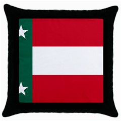 Flag Of The Republic Of Yucatán Throw Pillow Case (black) by abbeyz71