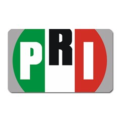 Logo Of Partido Revolucionario Institucional - Pri Magnet (rectangular) by abbeyz71