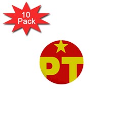 Logo of Mexico s Labor Party 1  Mini Buttons (10 pack) 