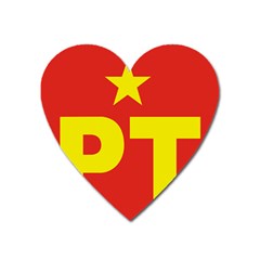 Logo of Mexico s Labor Party Heart Magnet