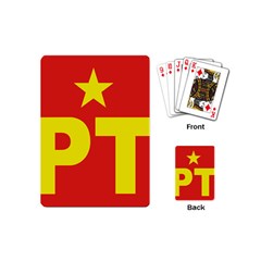 Logo of Mexico s Labor Party Playing Cards (Mini)