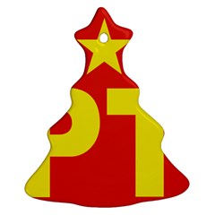 Logo of Mexico s Labor Party Ornament (Christmas Tree) 
