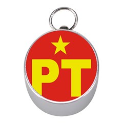 Logo of Mexico s Labor Party Mini Silver Compasses