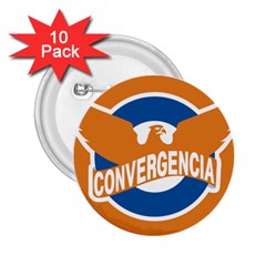 Convergencia Logo, 2002-2011 2 25  Buttons (10 Pack)  by abbeyz71