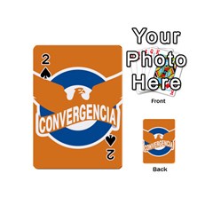 Convergencia Logo, 2002-2011 Playing Cards Double Sided (mini) by abbeyz71