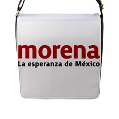 Logo Of Mexico The National Regeneration Movement Party Flap Closure Messenger Bag (l) by abbeyz71