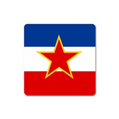 Flag Of Yugoslavia, 1946-1992 Square Magnet by abbeyz71