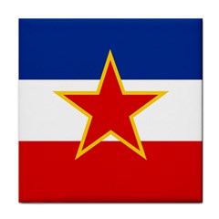 Flag Of Yugoslavia, 1946-1992 Face Towel by abbeyz71