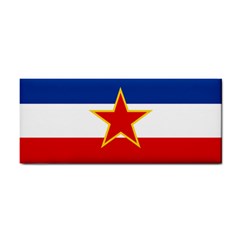 Flag Of Yugoslavia, 1946-1992 Hand Towel by abbeyz71