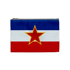 Flag Of Yugoslavia, 1946-1992 Cosmetic Bag (medium) by abbeyz71