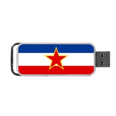 Flag Of Yugoslavia, 1946-1992 Portable Usb Flash (one Side) by abbeyz71