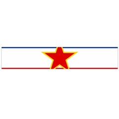 Flag Of Yugoslavia, 1946-1992 Large Flano Scarf  by abbeyz71