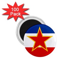 Civil Ensign Of Yugoslavia, 1950-1992 1 75  Magnets (100 Pack)  by abbeyz71