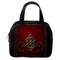 Wonderful Decorative Celtic Knot Classic Handbag (one Side) by FantasyWorld7