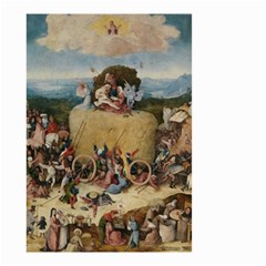 Heronimus Bosch The Haywagon 2 Small Garden Flag (two Sides) by impacteesstreetwearthree