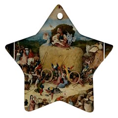 Heronimus Bosch The Haywagon 2 Ornament (star) by impacteesstreetwearthree