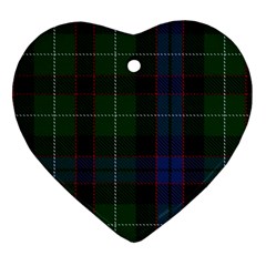 Abercrombie Tartan Heart Ornament (two Sides)