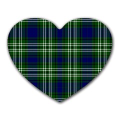 Tweedside District Tartan Heart Mousepads by impacteesstreetwearfour