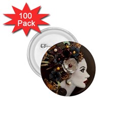 Mechanical Beauty  1 75  Buttons (100 Pack) 