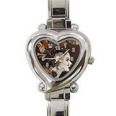 Mechanical Beauty  Heart Italian Charm Watch