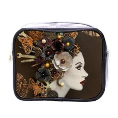 Mechanical Beauty  Mini Toiletries Bag (one Side) by CKArtCreations