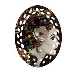 Mechanical Beauty  Ornament (oval Filigree) by CKArtCreations