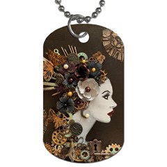 Mechanical Beauty  Dog Tag (one Side) by CKArtCreations