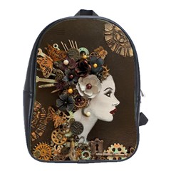 Mechanical Beauty  School Bag (large)