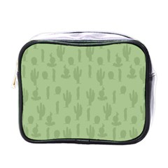 Cactus Pattern Mini Toiletries Bag (one Side) by Valentinaart
