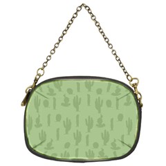 Cactus Pattern Chain Purse (two Sides) by Valentinaart