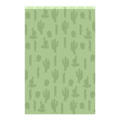 Cactus Pattern Shower Curtain 48  X 72  (small)  by Valentinaart