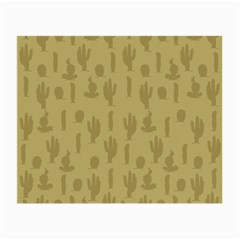 Cactus Pattern Small Glasses Cloth (2 Sides) by Valentinaart