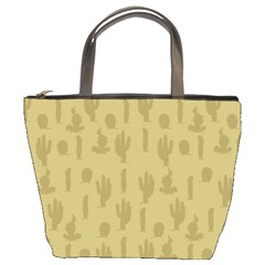 Cactus Pattern Bucket Bag by Valentinaart