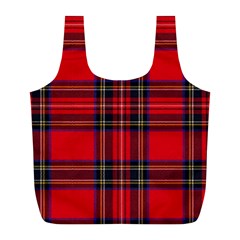 Royal Stewart Tartan Full Print Recycle Bag (l) by impacteesstreetwearfour