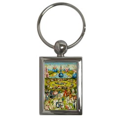 Hieronymus Bosch The Garden Of Earthly Delights Key Chain (rectangle) by impacteesstreetwearthree