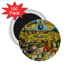 Hieronymus Bosch The Garden Of Earthly Delights 2 25  Magnets (100 Pack)  by impacteesstreetwearthree