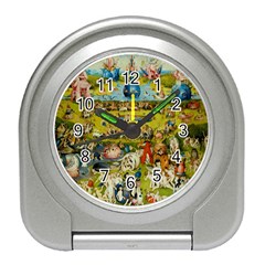 Hieronymus Bosch The Garden Of Earthly Delights Travel Alarm Clock