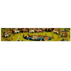 Hieronymus Bosch The Garden Of Earthly Delights (closeup) Large Flano Scarf  by impacteesstreetwearthree