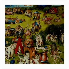 Hieronymus Bosch The Garden Of Earthly Delights (closeup) Hieronymus Bosch The Garden Of Earthly Delights (closeup) 3 Medium Glasses Cloth by impacteesstreetwearthree