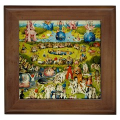 Hieronymus Bosch The Garden Of Earthly Delights Framed Tiles