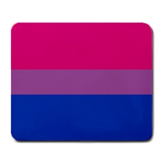 Bisexual Pride Flag Bi Lgbtq Flag Large Mousepads by lgbtnation