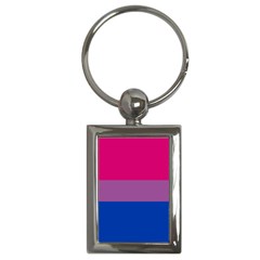 Bisexual Pride Flag Bi Lgbtq Flag Key Chain (rectangle) by lgbtnation