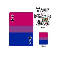 Bisexual Pride Flag Bi Lgbtq Flag Playing Cards 54 Designs (mini) by lgbtnation