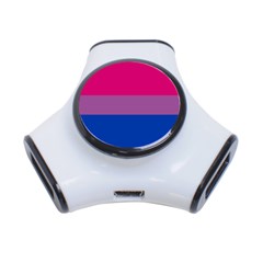 Bisexual Pride Flag Bi Lgbtq Flag 3-port Usb Hub by lgbtnation