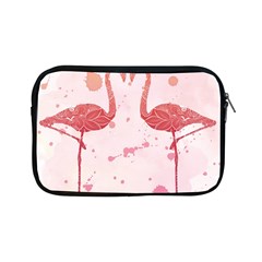 Pink Watercolour Flamingo Apple Ipad Mini Zipper Case by charliecreates