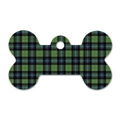 Abercrombie Tartan Dog Tag Bone (one Side) by impacteesstreetwearfour