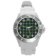 Abercrombie Tartan Round Plastic Sport Watch (l) by impacteesstreetwearfour