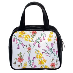Wild Flower Classic Handbag (two Sides) by charliecreates
