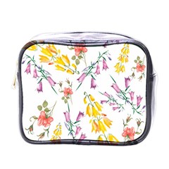 Wild Flower Mini Toiletries Bag (one Side) by charliecreates