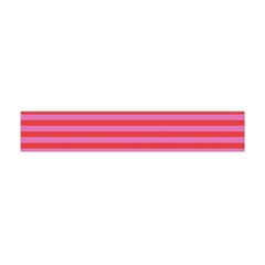 Love Sick - Bubblegum Pink Stripes Flano Scarf (mini) by WensdaiAmbrose